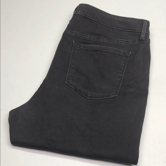 Old Navy Denim - OLD NAVY BLACK ROCKSTAR SUPER SKINNY ANKLE JEANS 18/34x28 ⭐️